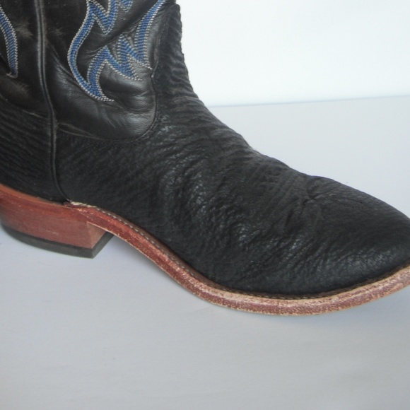 Nocona Shark Skin Boots Sz 8 - Picture 7 of 8